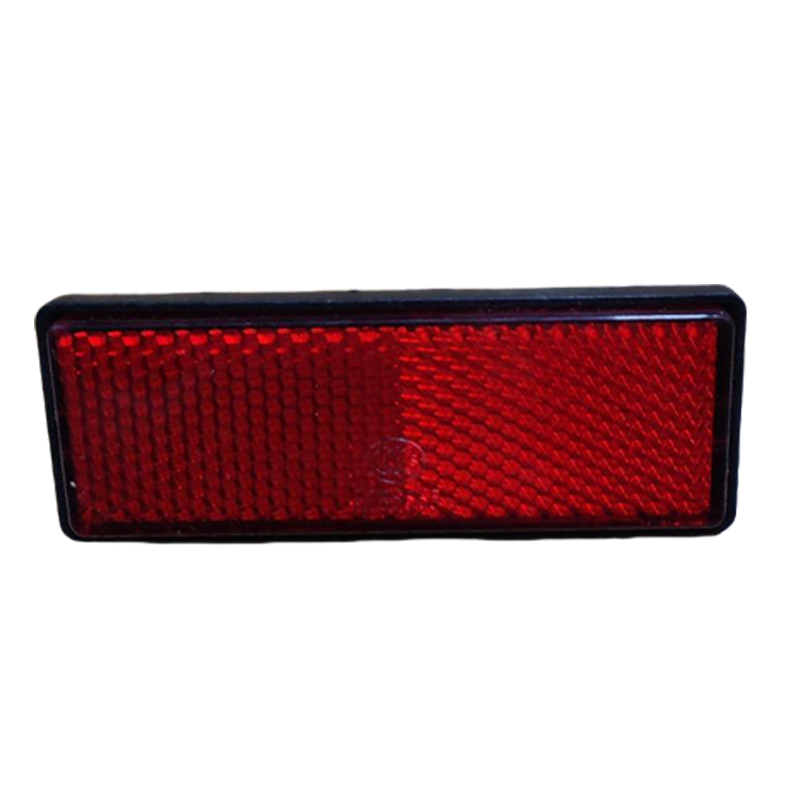 Rear rectangular reflector